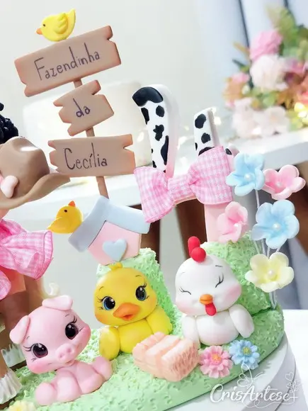Vela Biscuit Fazendinha