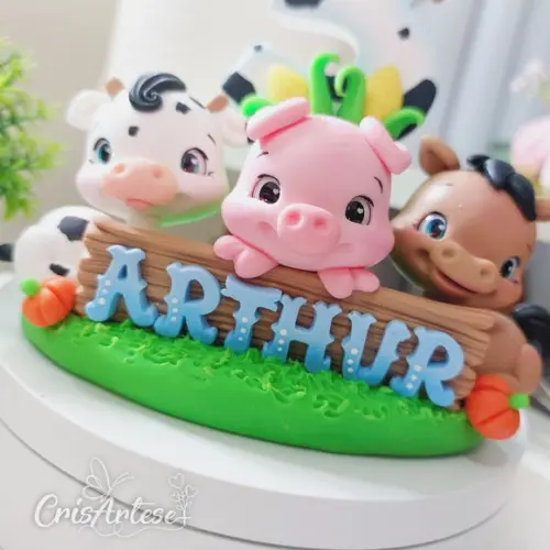 Vela Biscuit Fazendinha