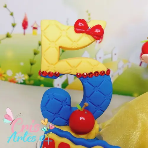 Vela Branca de Neve de Biscuit