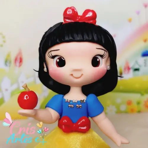 Vela Branca de Neve de Biscuit