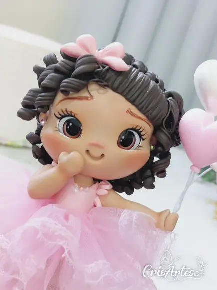 Vela de Biscuit Bailarina