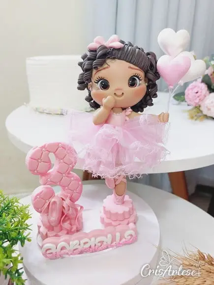 Vela de Biscuit Bailarina
