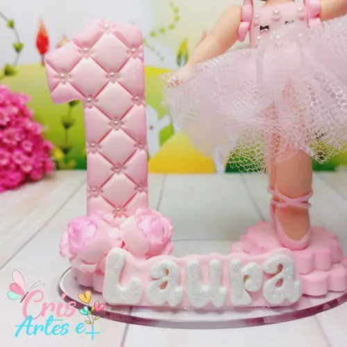 Vela de Biscuit Bailarina