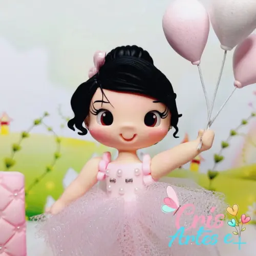 Vela de Biscuit Bailarina