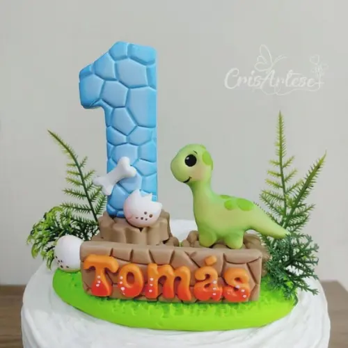 Vela Dinossauro Personalizada