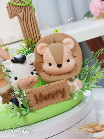Vela em Biscuit Safari