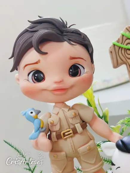 Vela em Biscuit Safari