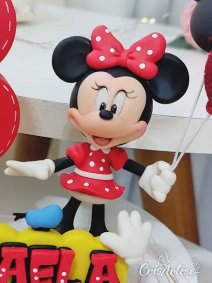 Vela Minnie Vermelha