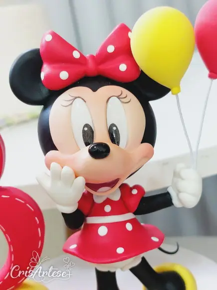 Vela Minnie Vermelha
