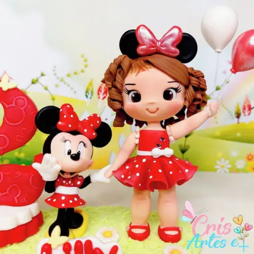 Vela Minnie Vermelha