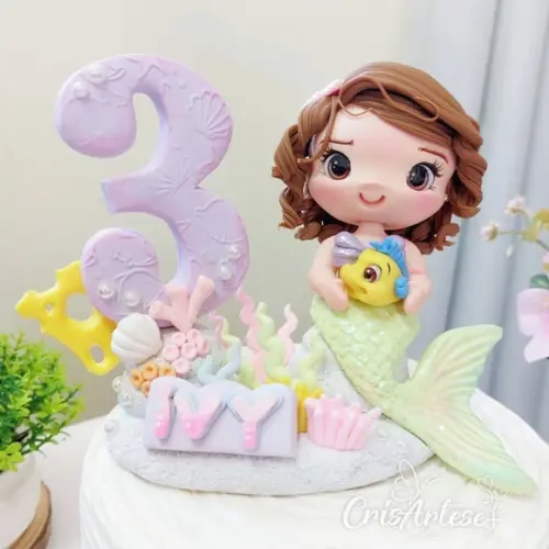 Vela Personalizada Sereia