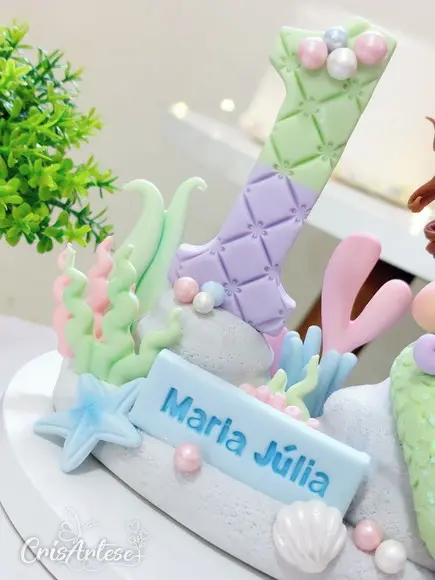 Vela Sereia em Biscuit