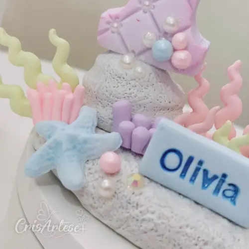 Vela Sereia em Biscuit