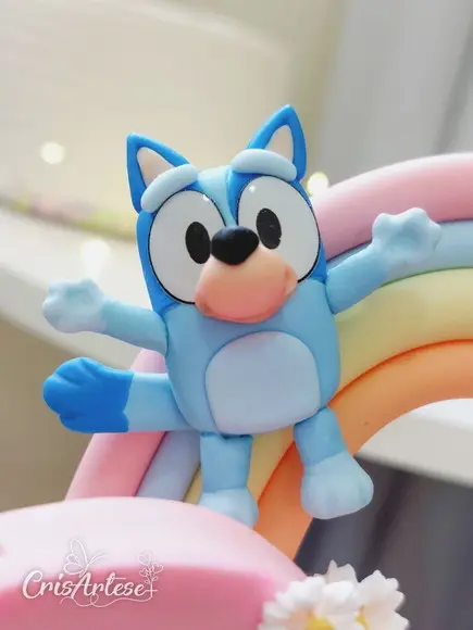 Vela Topo de Bolo Bluey