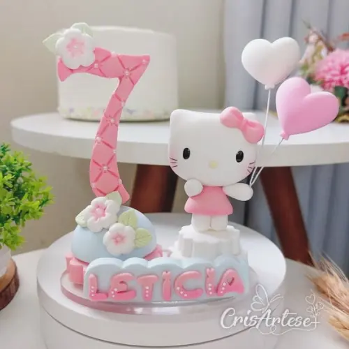 Vela Topo de Bolo Gatinha