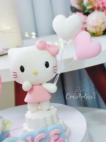 Vela Topo de Bolo Gatinha