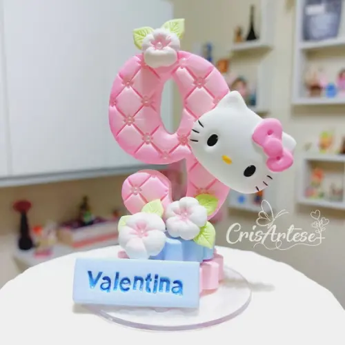 Vela Topo de Bolo Gatinha
