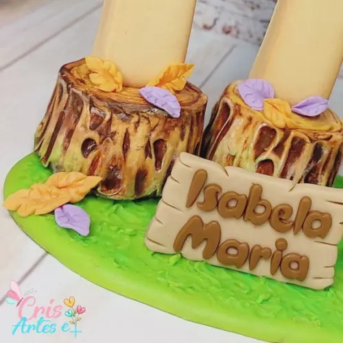 Vela Topo de Bolo Pocahontas