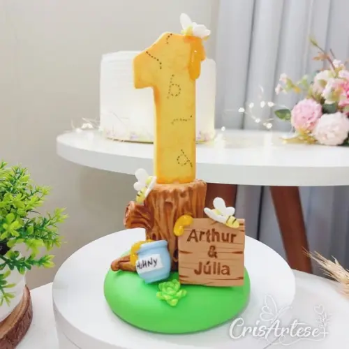 Vela Ursinho Pooh Biscuit