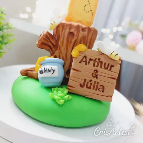 Vela Ursinho Pooh Biscuit