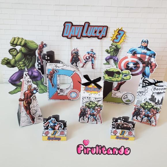 Kit Festa em Casa Vingadores