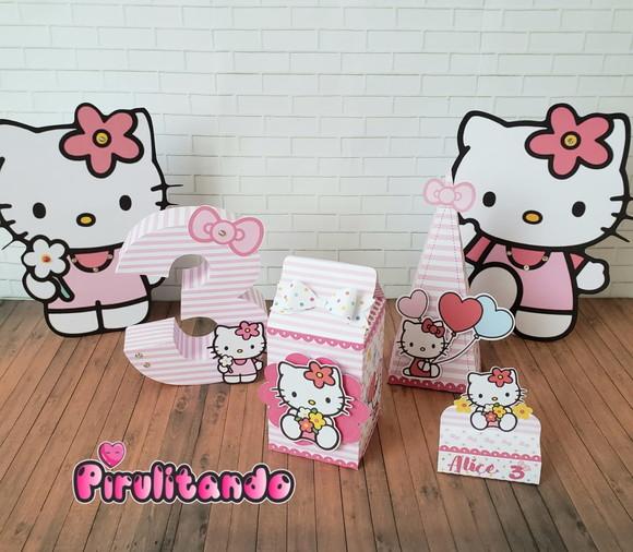 Kit Festa em Casa Hello Kitty