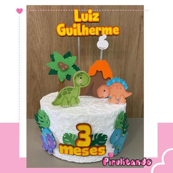 Kit Festa Só Um Bolinho Dino Dinossauro Baby
