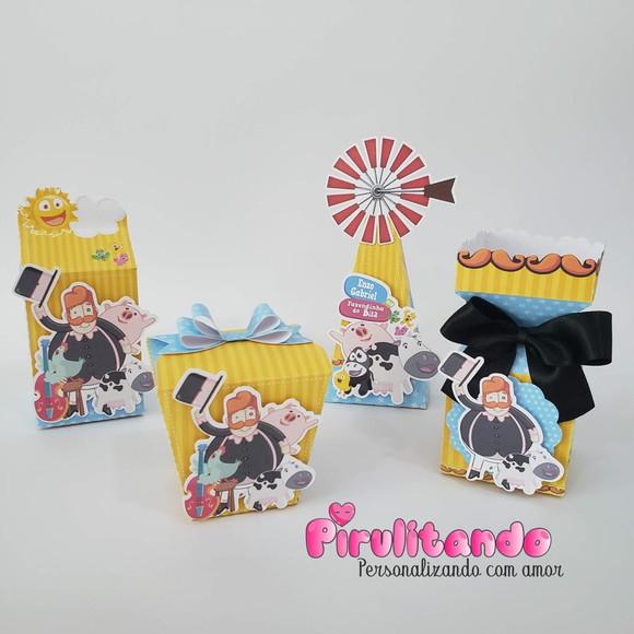 Kit Personalizados Mundo Bita Fazendinha