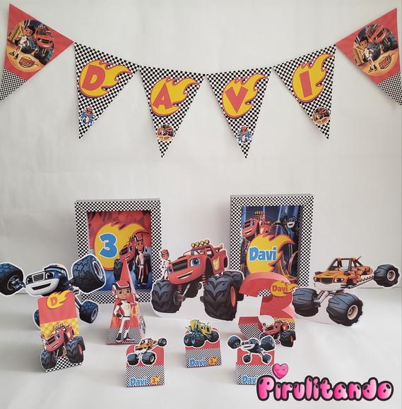 Kit Festa Completo Blaze and the Monsters Machines
