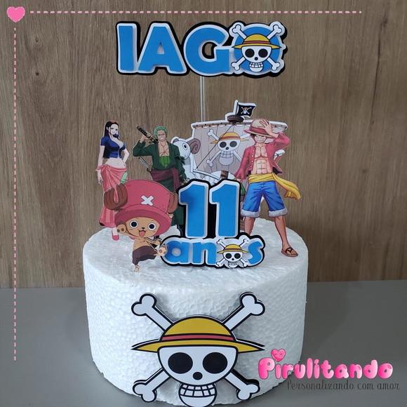 Topo De Bolo One Piece