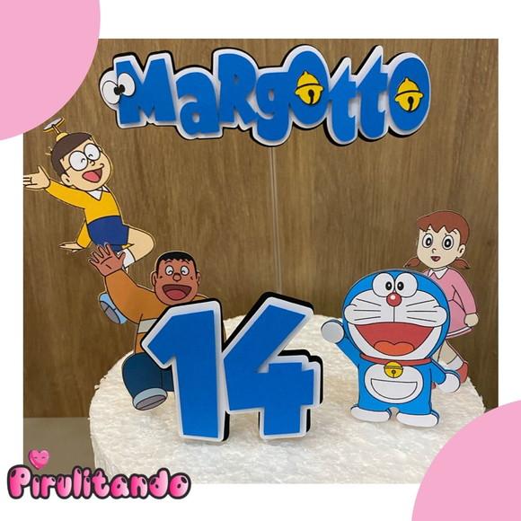 Topo de Bolo Doraemon