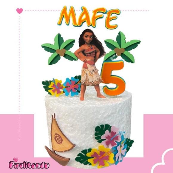 Topo de Bolo Moana