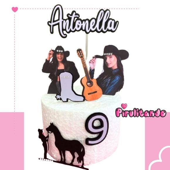 Topo de Bolo Ana Castela Sertanejo