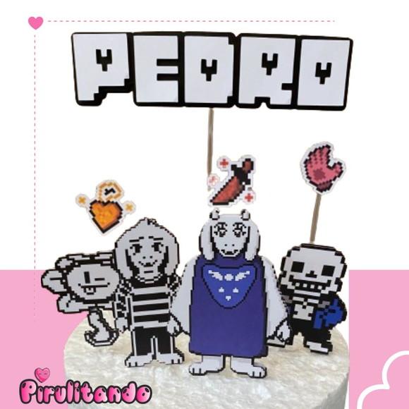 Topo de Bolo Undertale