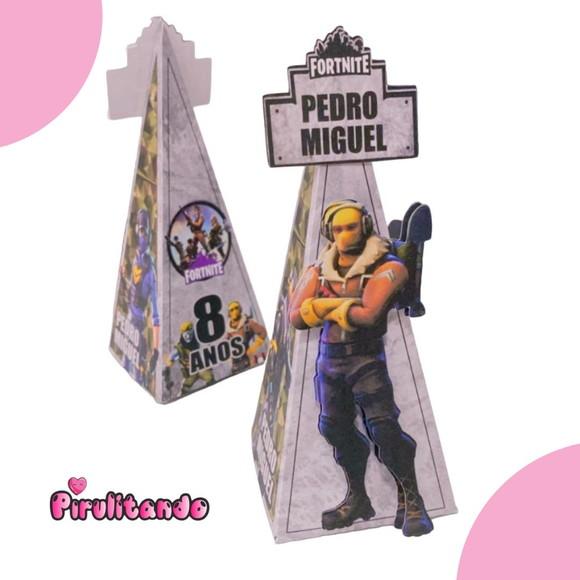 8 Caixas Piramide Fortnite