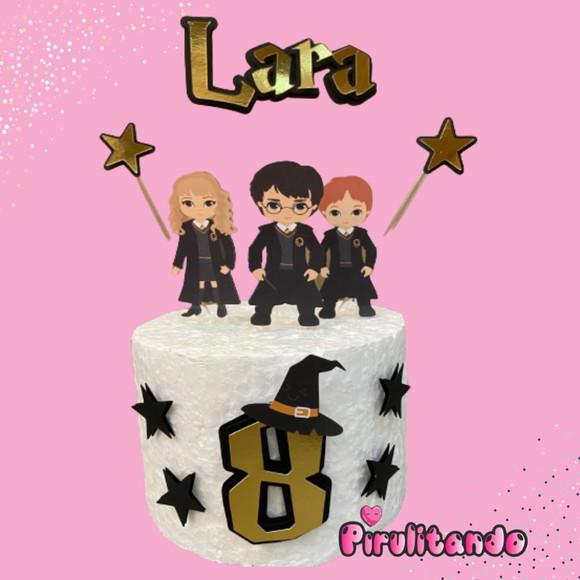 Topo de Bolo Harry Potter