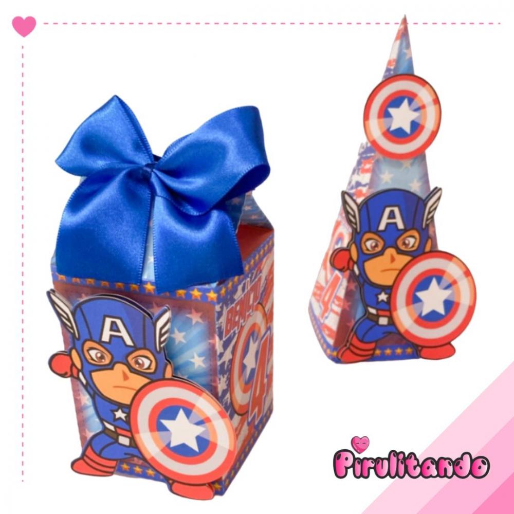 Kit Festa em Casa Capitao America Cute