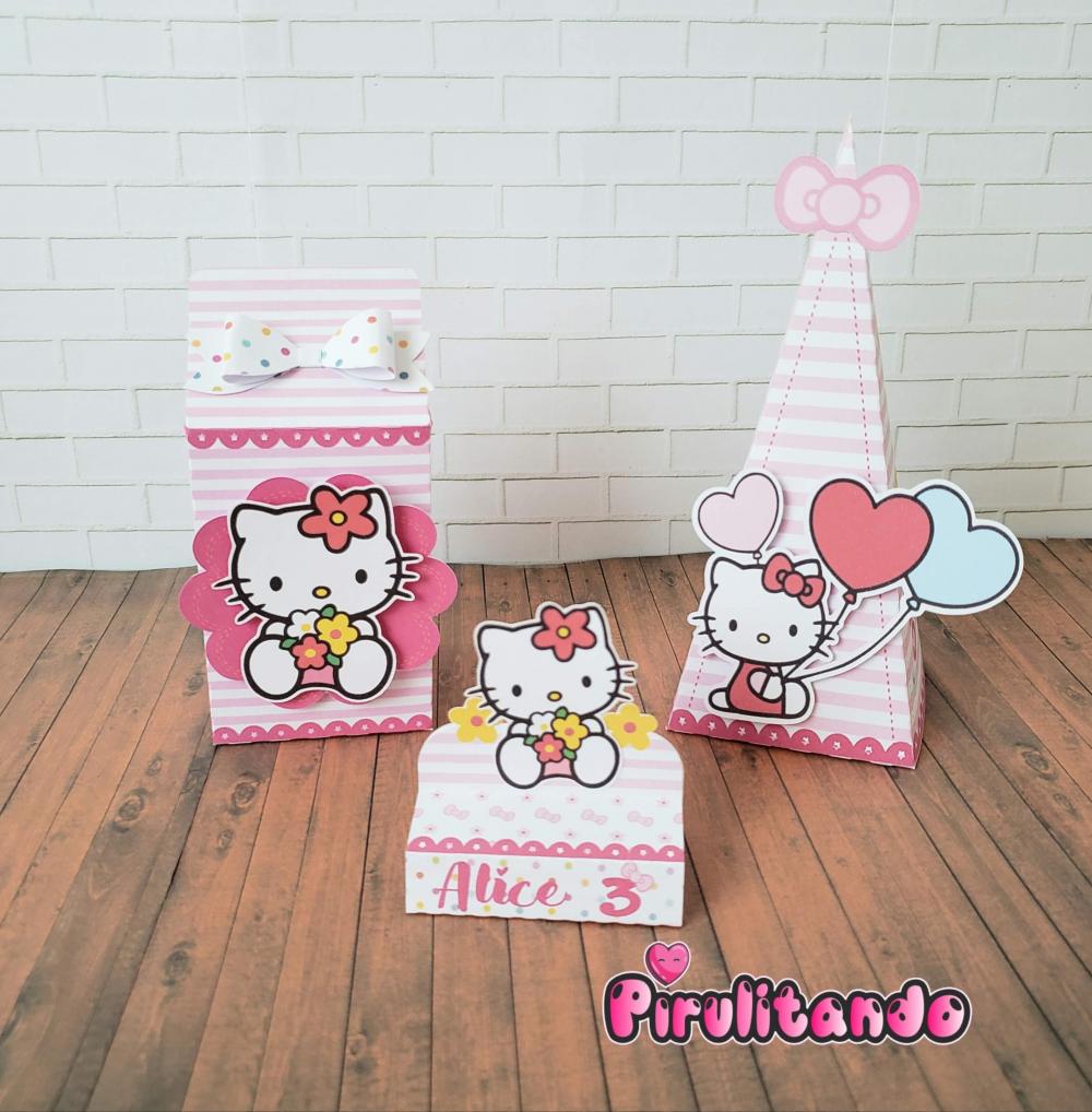 Kit Festa em Casa Hello Kitty