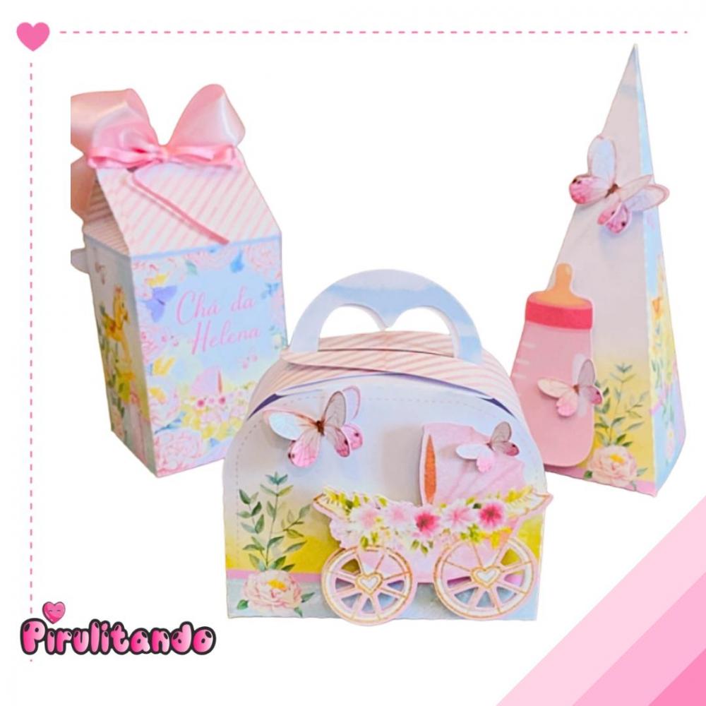 Personalizados Cha de Bebe Jardim das Borboletas