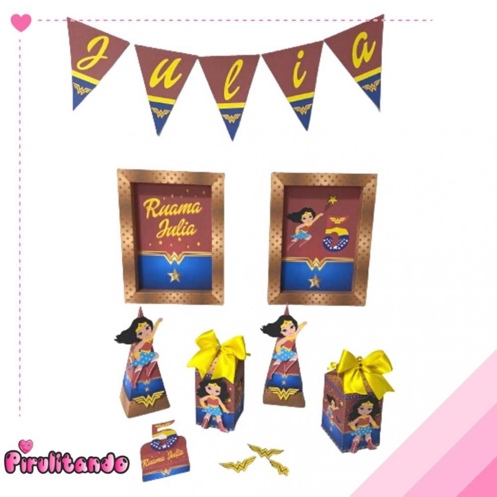 Kit Festa Completo Mulher Maravilha