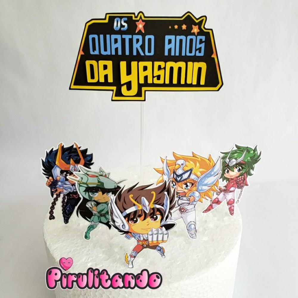 Kit Personalizados Cavaleiros do Zodíaco