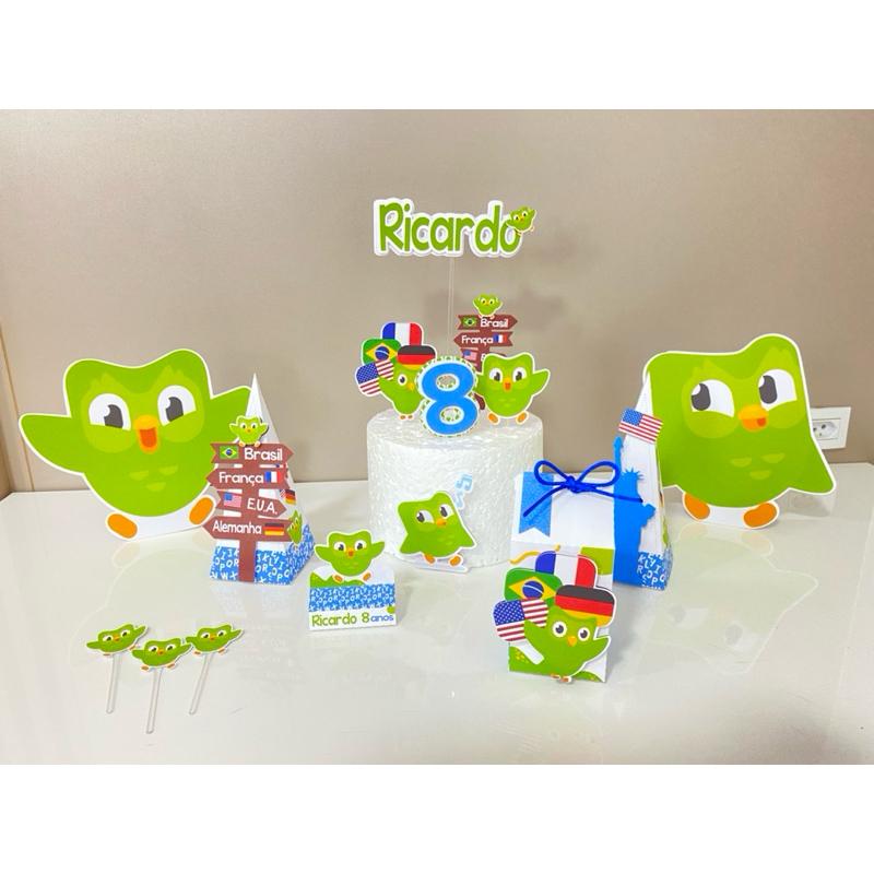 Kit Festa Completo Duolingo