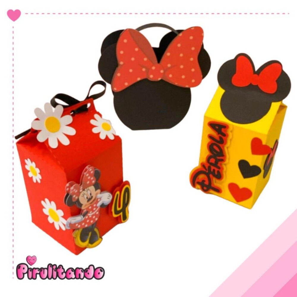Personalizados Minnie Vermelha