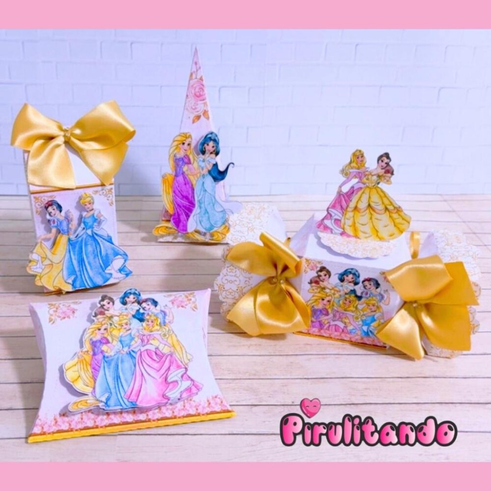 Personalizados Princesas Aquarelado