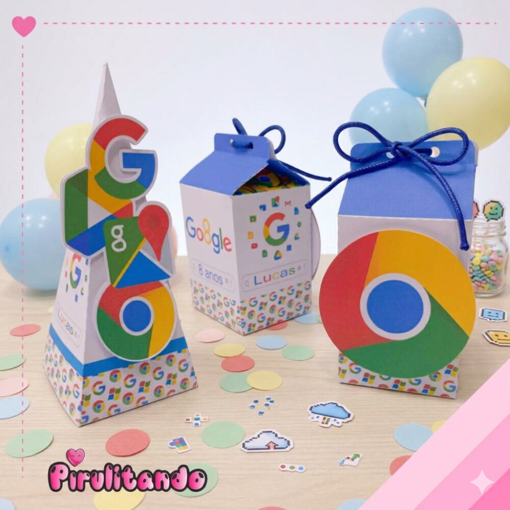 Caixinhas Personalizadas Google