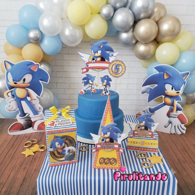 Kit Festa em Casa Sonic