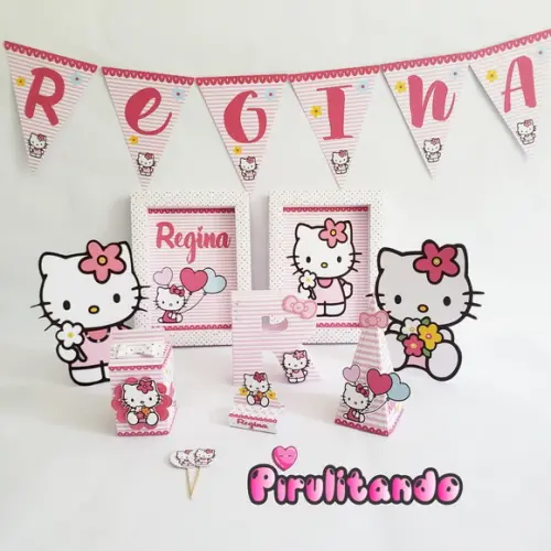 Kit Festa Hello Kitty Completo