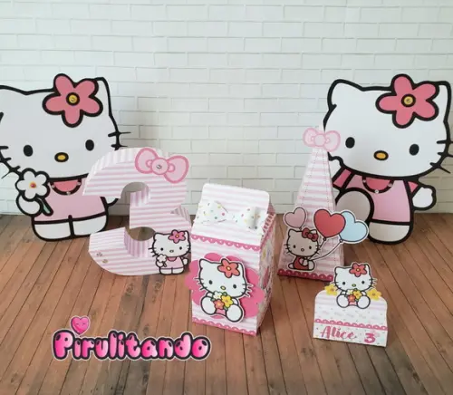 Kit Festa em Casa Hello Kitty
