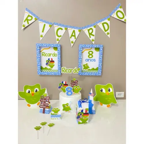 Kit Festa Completo Duolingo