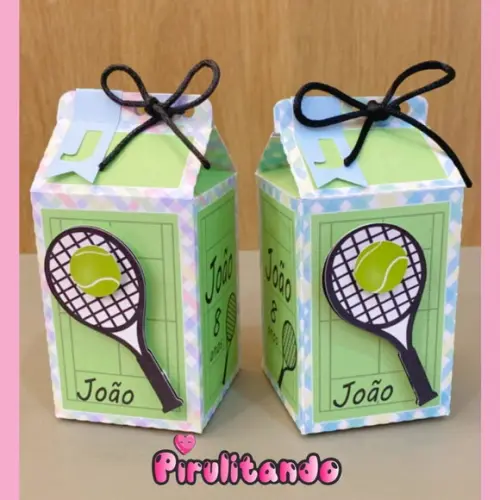 6 Caixas Milk Tenis Esportes